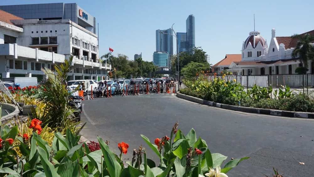 Penutupan Jalan Yos Sudarso sewaktu Tes PIT beberapa waktu lalu