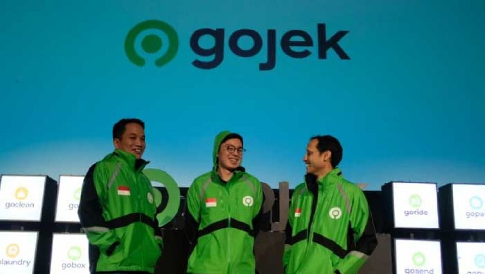 Pergantian logo Go Jek di Jakarta
