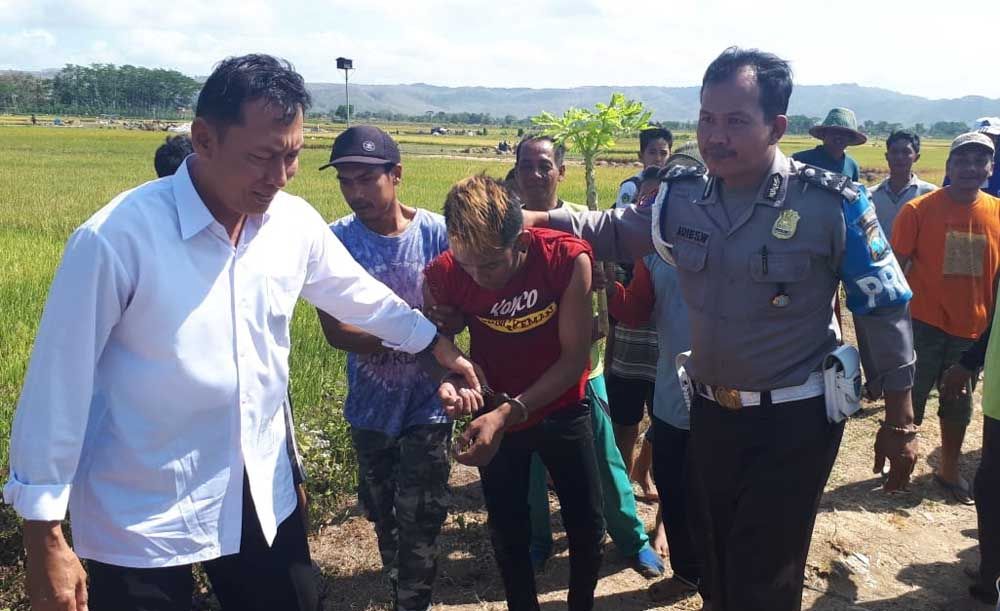 Bersembunyi di Sawah, Residivis Bobol Rumah Tulungagung Ditangkap