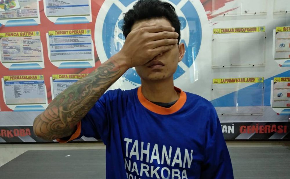 Pelaku pengedar esktasi di Kediri ditangkap