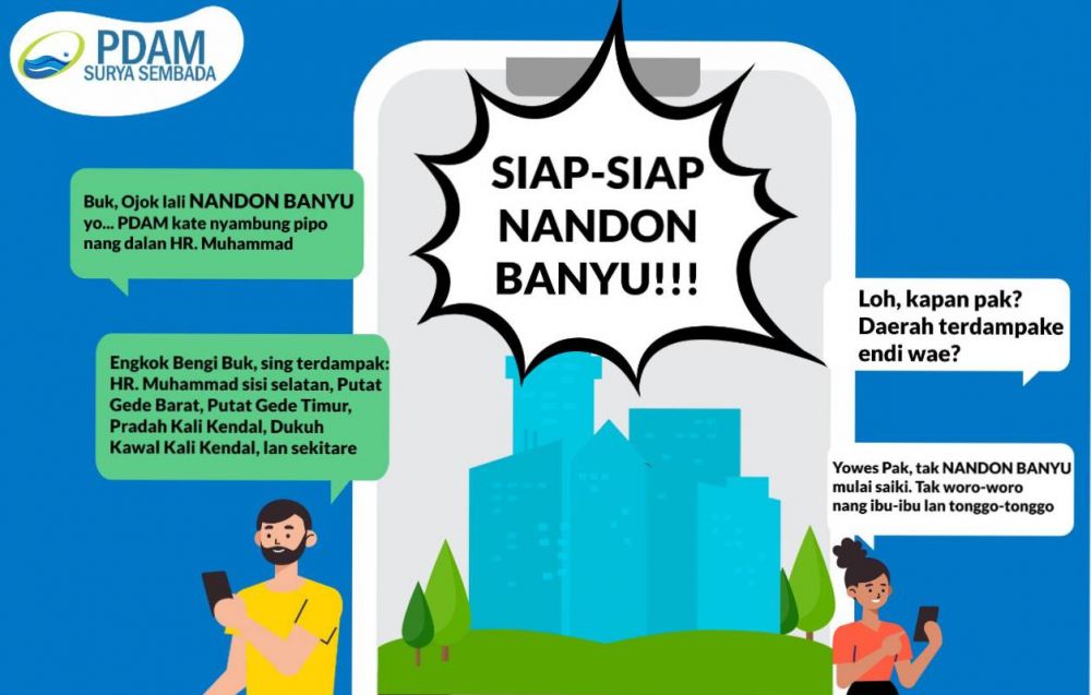 Air PDAM di Surabaya Barat Malam ini Mampet, Disini Lokasinya