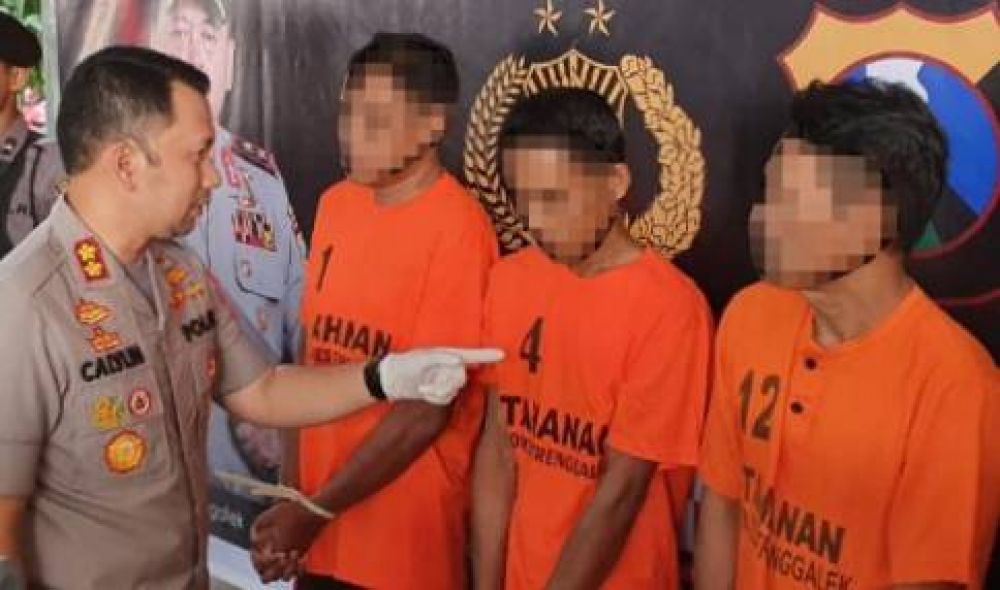 Ketiga pengedar narkoba ditangkap Polres Trenggalek
