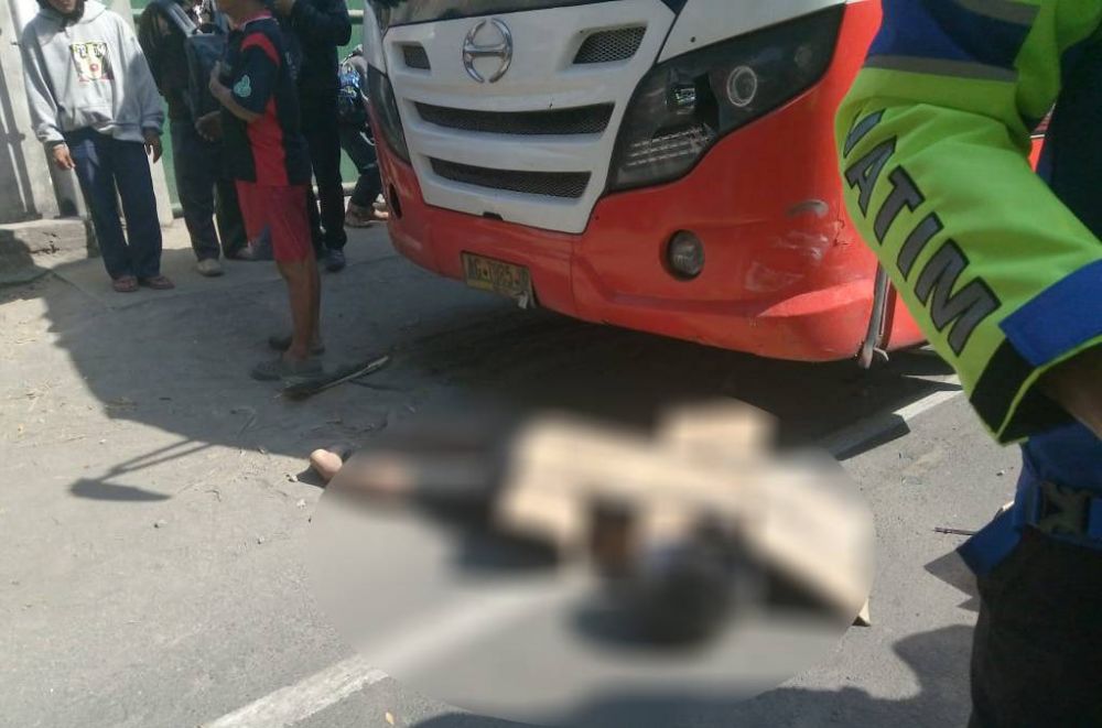 Kecelakaan Bus PO Harapan Jaya di Tulungagung