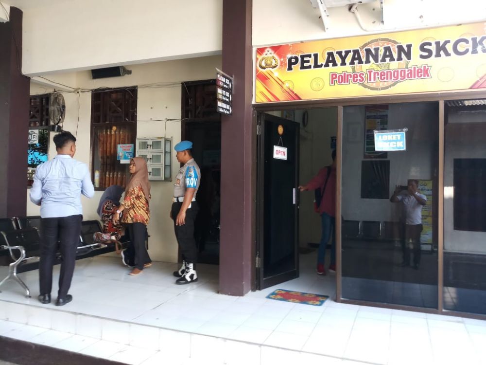 Pemohon SKCK di Polres Trenggalek