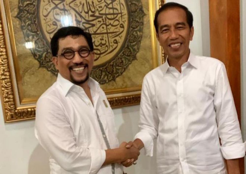 Irjen Pol (Purn) Machfud Arifin bersama Presiden Jokowi