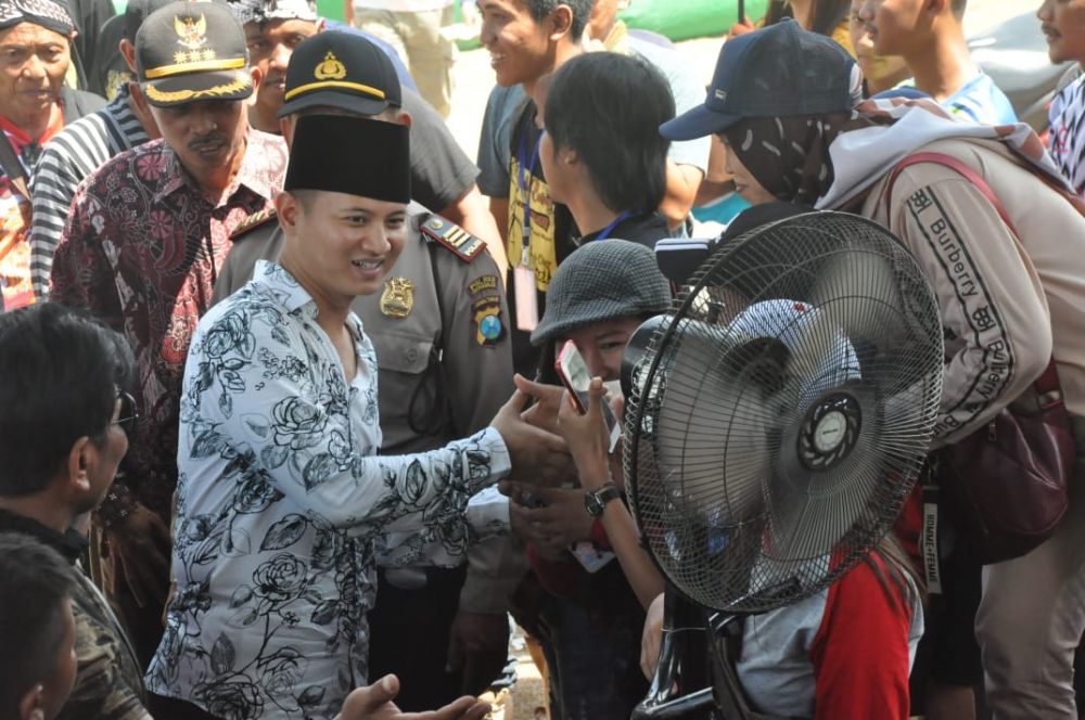 Bupati Nur Arifin datang ke acara Piala Kartasura di Trenggalek