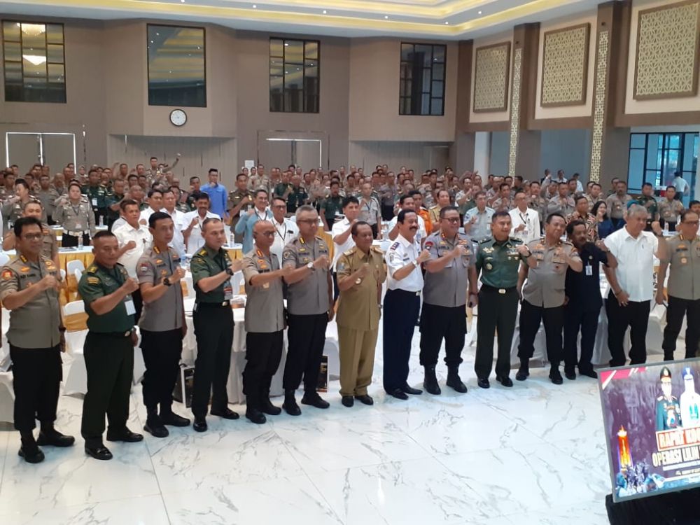 Rapat koordinasi di Polda Jatim