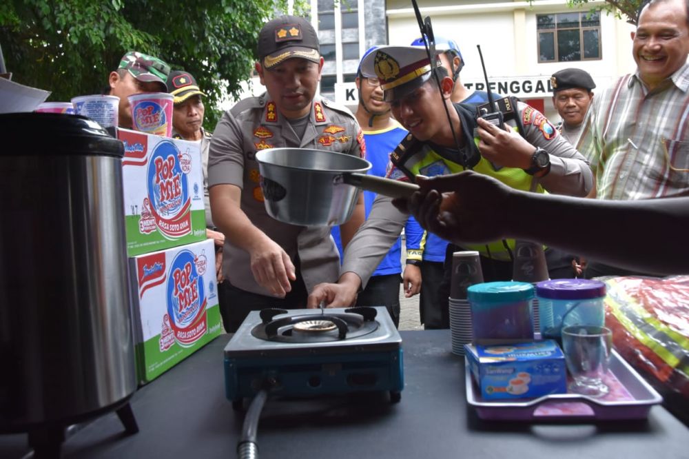 Pengecekan Pos Siaga Bencana Trenggalek