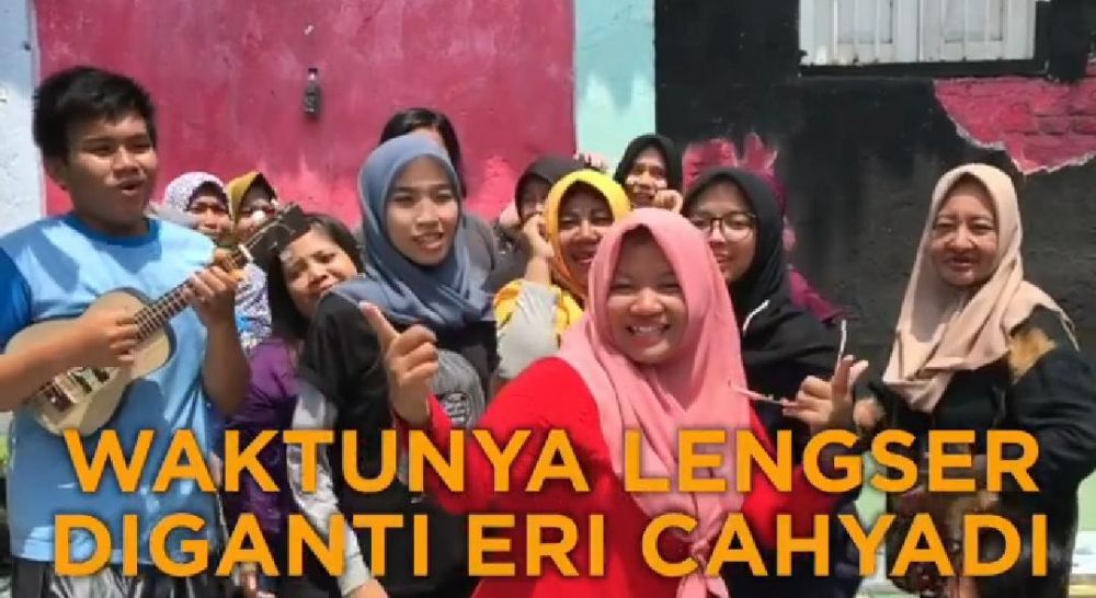 Capture video dukungan untuk Eri Cahyadi