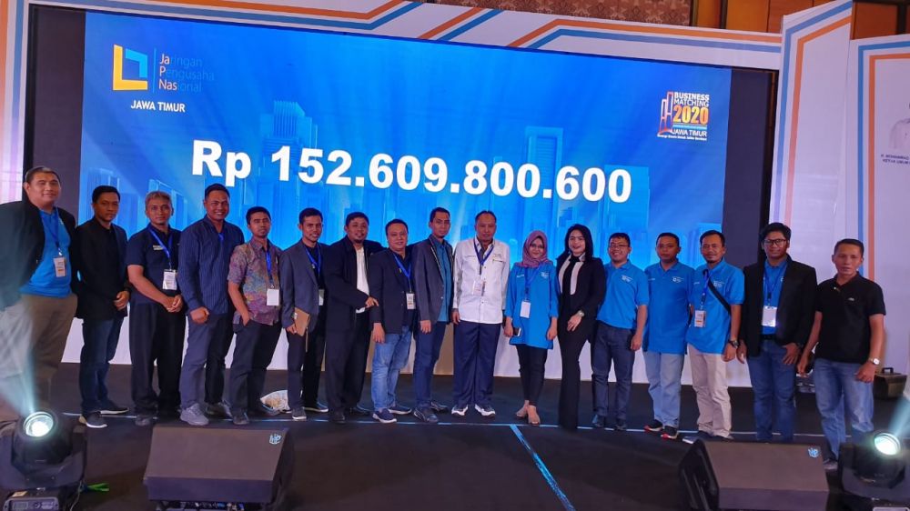 Kegiatan Business Matching yang digelar Pengurus Wilayah Jaringan Pengusaha Nasional (Japnas) Jawa Timur di Hotel Sheraton Surabaya