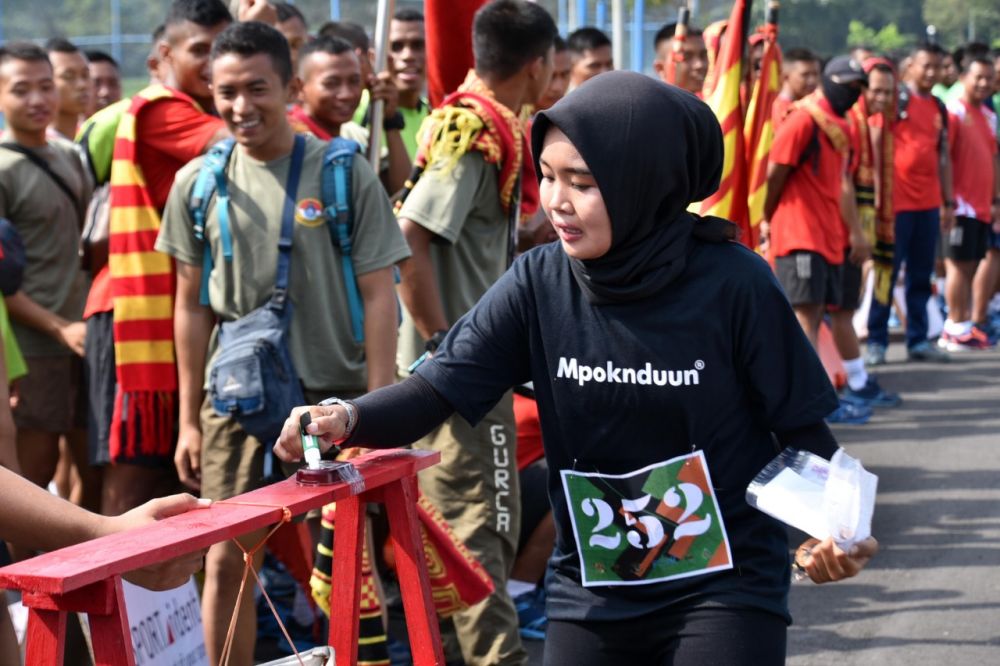 Peserta Orienteering Competition menyelesaikan perlombaan