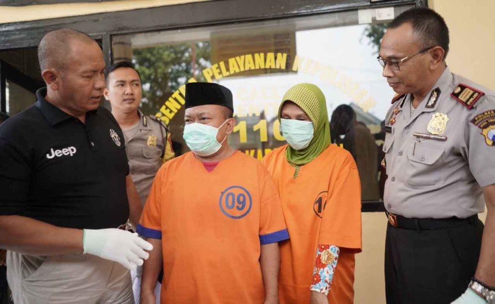 Pasangan suami istri diamankan Polsek Kademangan