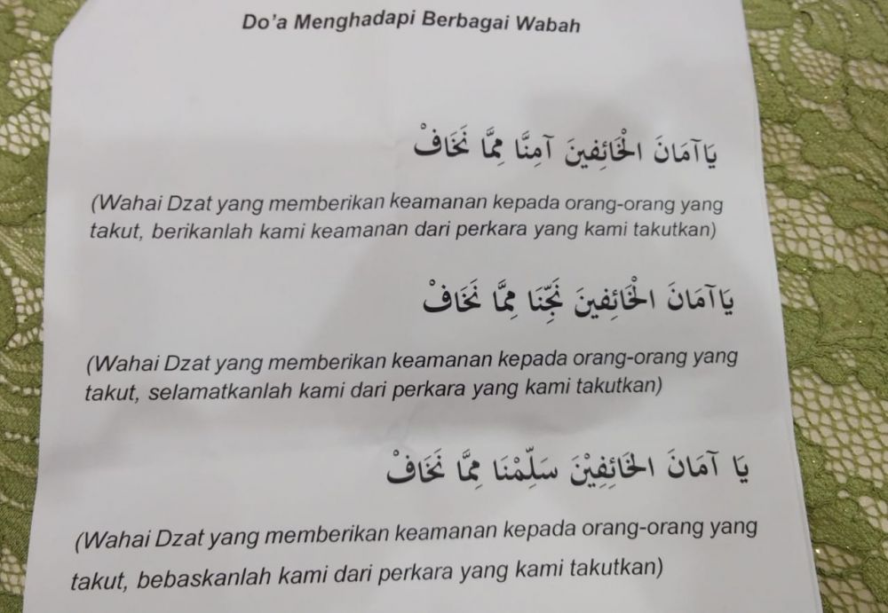 Resep doa tangkal Virus Corona dari Gubernur Jawa Timur Khofifah Indar Parawansa