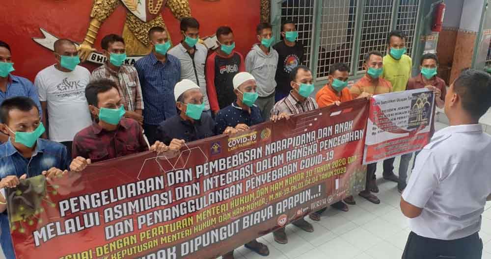 Cegah Corona, 527 Warga Binaan di Jatim Dibebaskan