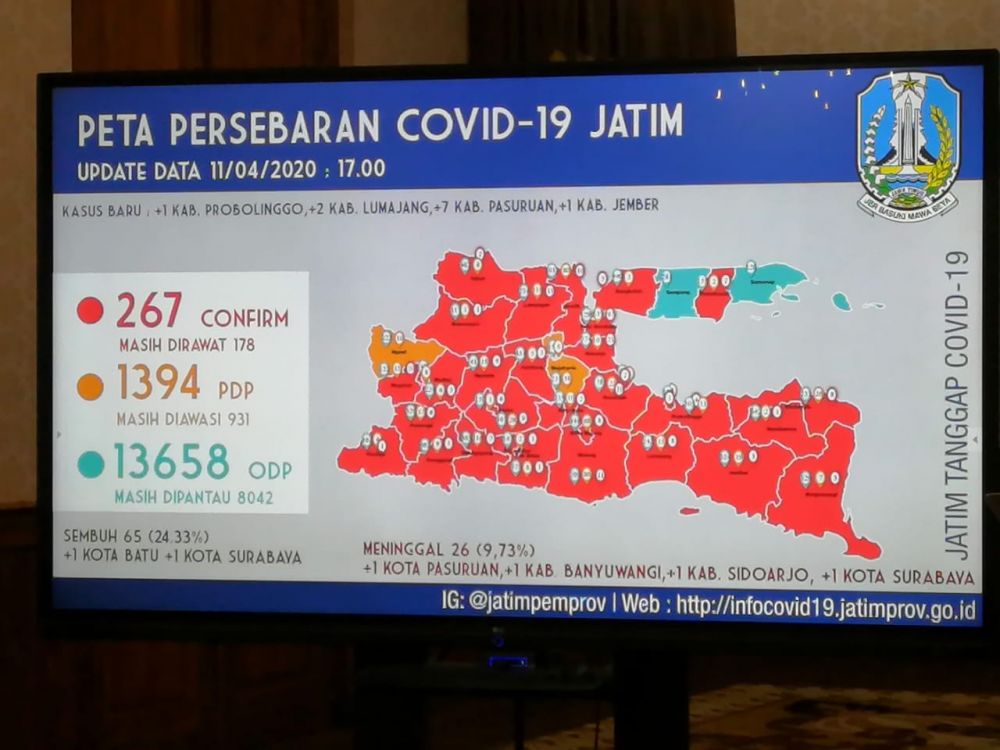 Peta Persebaran Covid-19