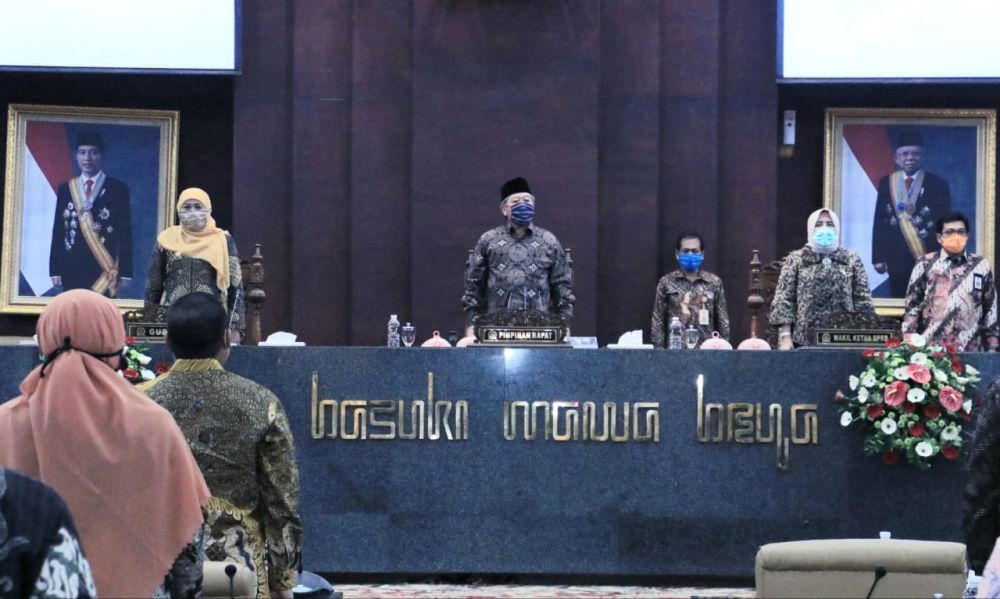 Laporan Keterangan Pertanggungjawaban (LKPj) tahun anggaran 2019 di DPRD Jatim