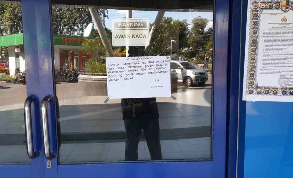 Viral Foto Pengumuman IGD RSU dr Soetomo Tak Terima Pasien Baru