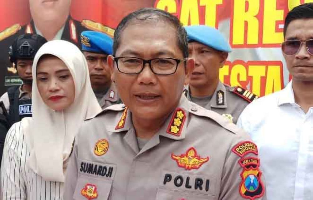 Kapolresta Sidoarjo Kombes Pol Sumardji 