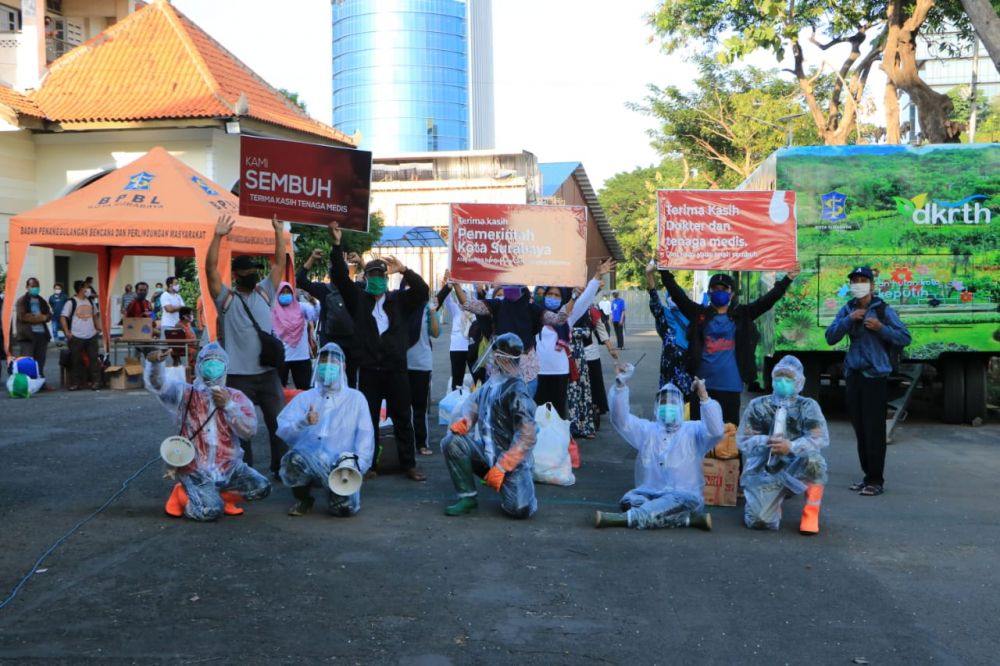 'Kami Sembuh, Terima Kasih Tenaga Medis'