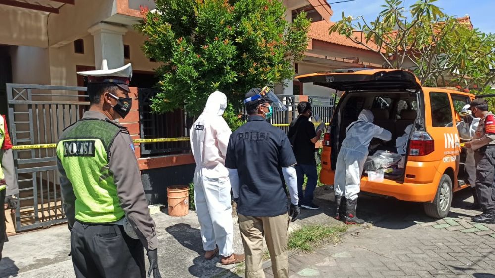 Polisi mendatangi lokasi dugaan pembunuhan