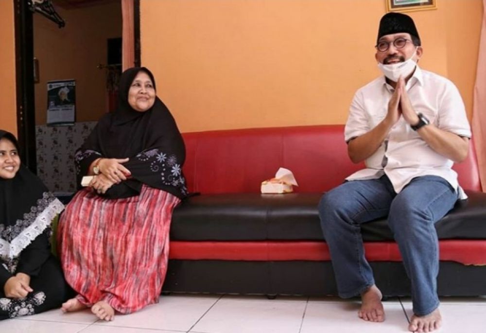 Nyai Makkiyah As'ad dan Irjen Pol (Purn) Machfud Arifin