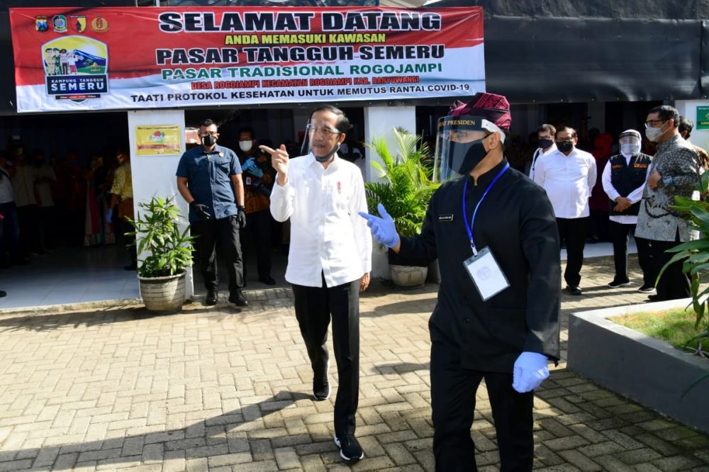 Kunjungan kerja Presiden Jokowi di Banyuwangi (Foto-foto: sekretariat kepresidenan)