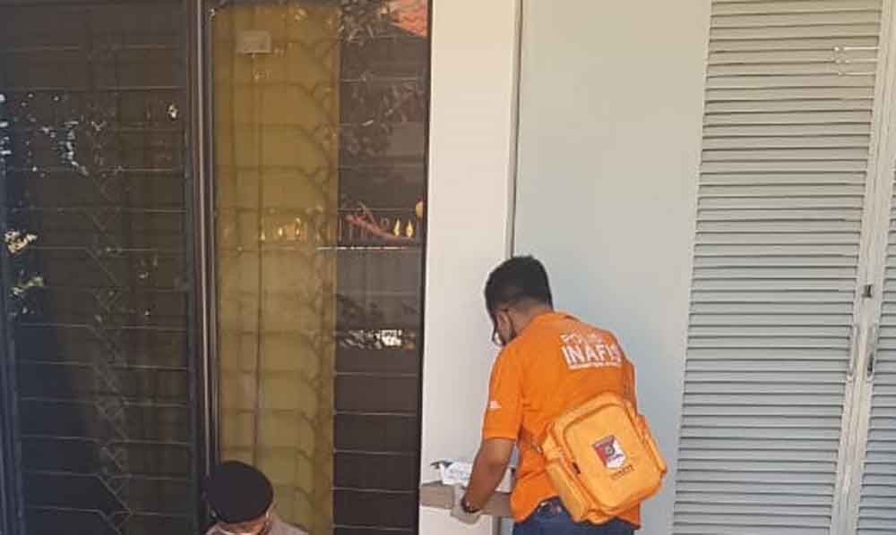 Polisi lakukan olah TKP di lokasi perampokan