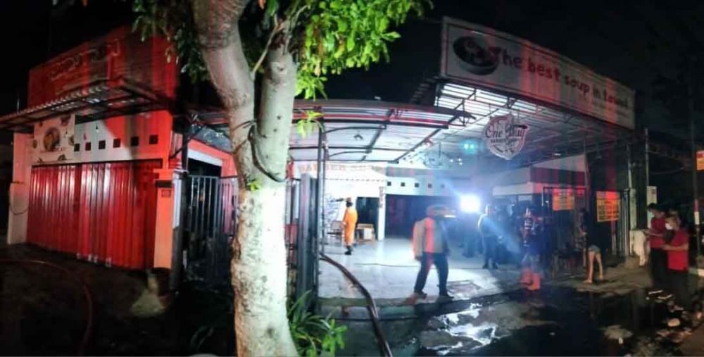 Kebakaran di Resto Sop Janda