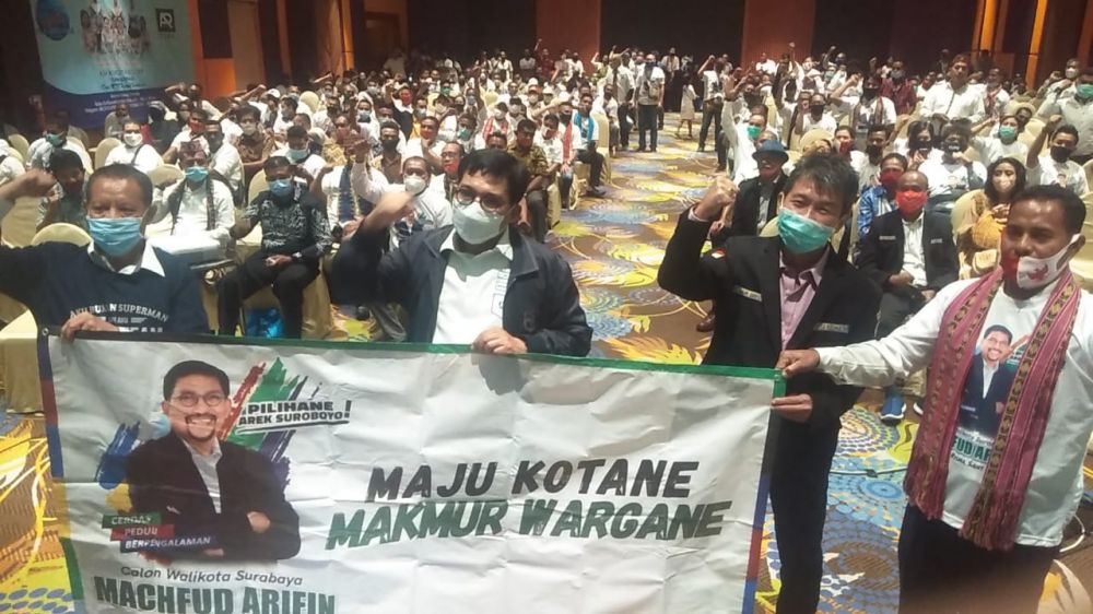 Ribuan Warga NTT di Surabaya Siap Menangkan Machfud Arifin