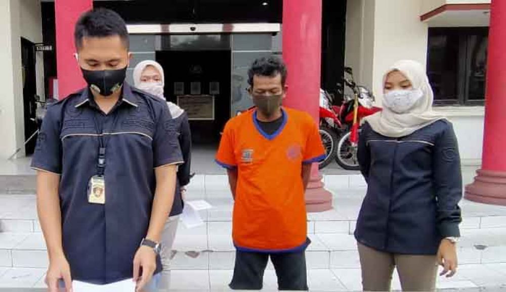 Kanit PPA dan tersangka penjual istri siri