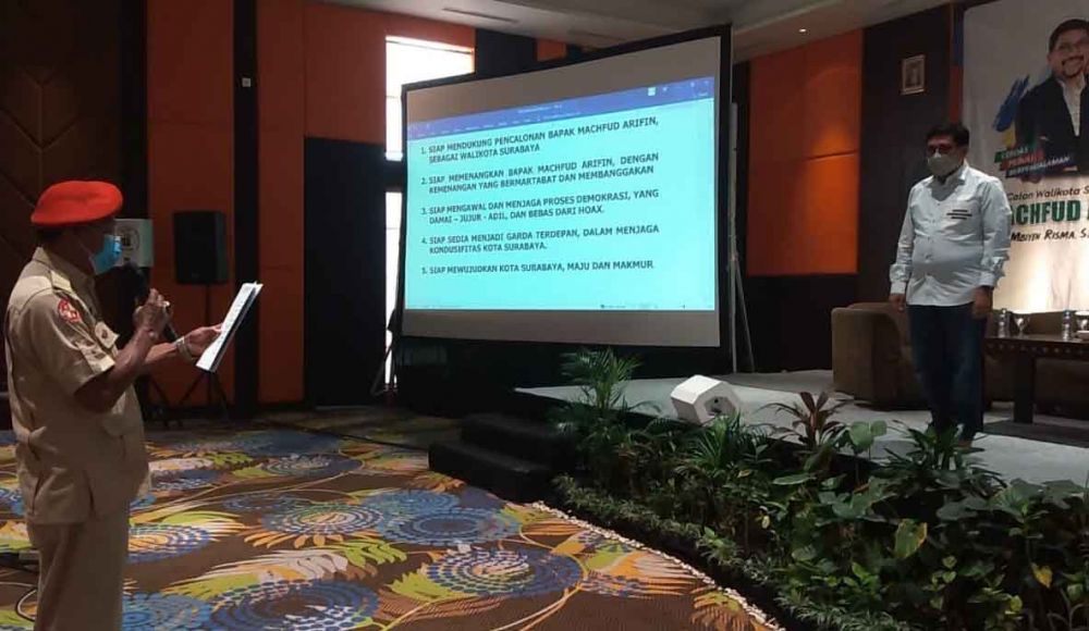 Deklarasi dukungan PPIR kepada Irjen Pol (Purn) Machfud Arifin