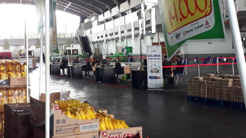 Lumbung Pangan Jatim di JX Expo (foto: Zain jatimnow.com)