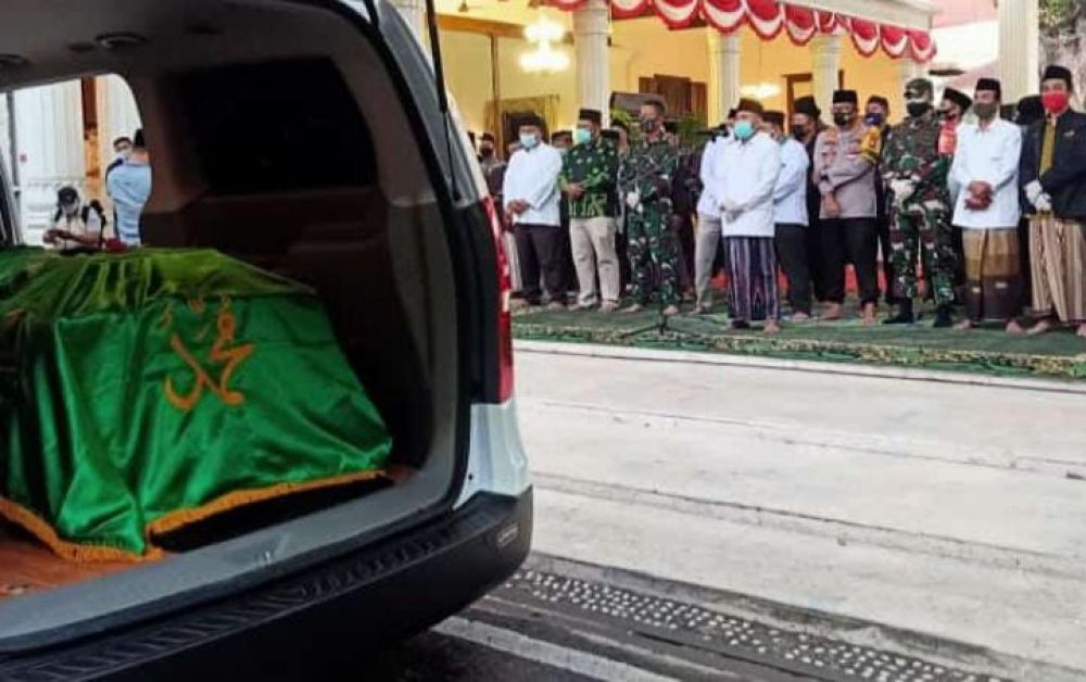 Foto yang beredar di Grup WhatsApp Silaturahmi PWI Jatim