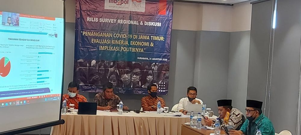 Survei penanganan Covid-19 di Jatim, evaluasi kinerja, implikasi ekonomi dan politik

