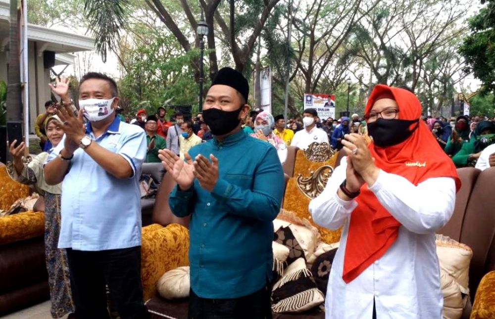 Deklarasi Koalisi Gresik Baru yang digelar paslon Gus Yani-Ning Min (NIAT)