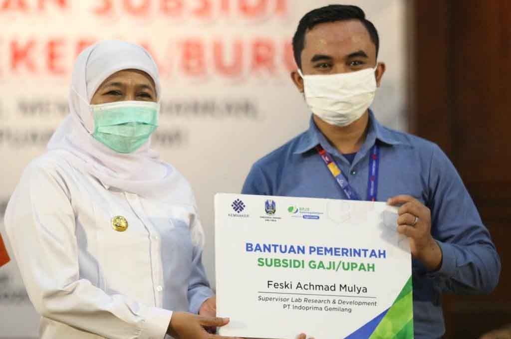 Bantuan Subsidi Upah bagi 560.670 Pekerja di Jatim Telah Dicairkan