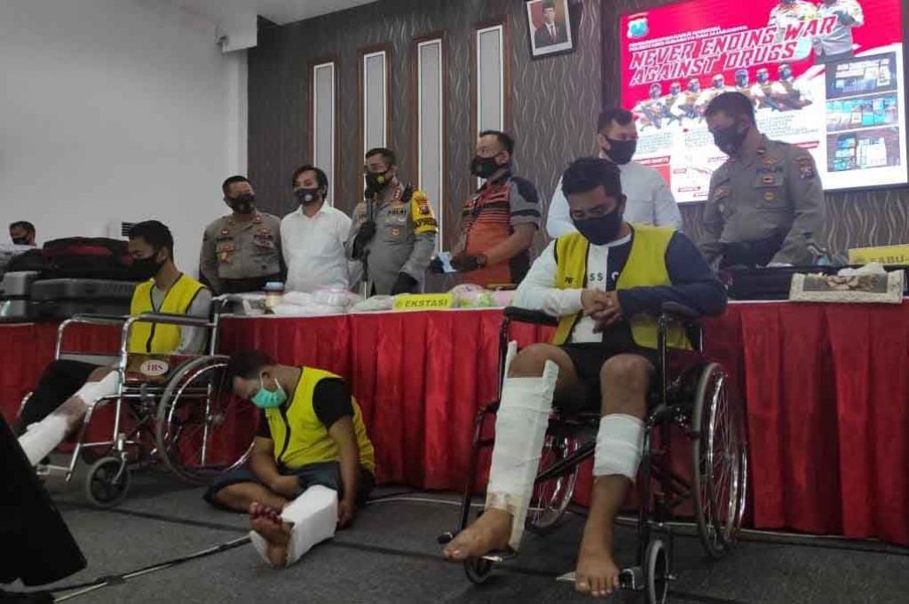Pengungkapan bandar pemasok narkoba ke Jatim oleh Satresnarkoba Polrestabes Surabaya