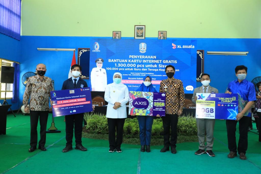 Bantuan kuota internet gratis bagi pelajar di Jatim