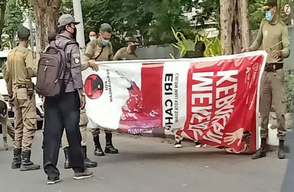 Reklame Eri-Armudji Tersebar di Surabaya, Berapa Anggarannya?