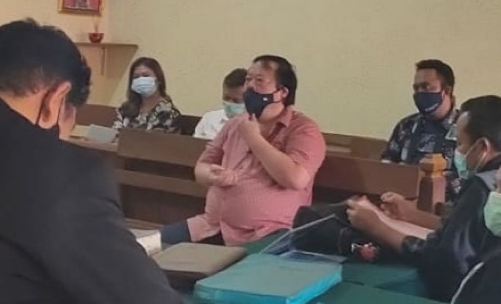Sidang dengan terdakwa Ryantori Angka Raharja di PN Sidoarjo
