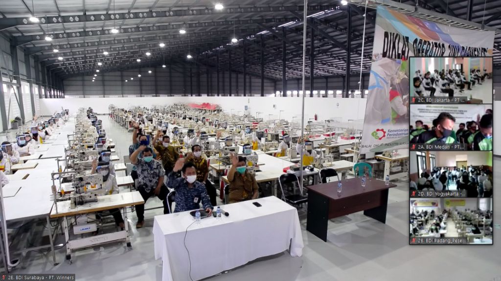 Pembukaan Diklat 3 in 1 serentak di 7 Balai Diklat Industri (BDI) secara virtual