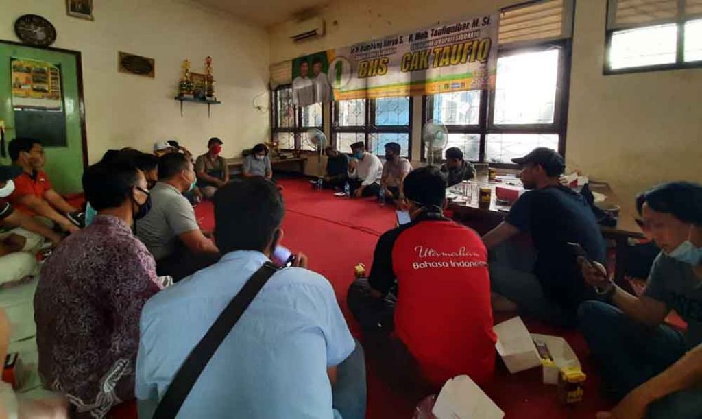 BHS, Calon Bupati Sidoarjo Pertama yang ke Balai Wartawan