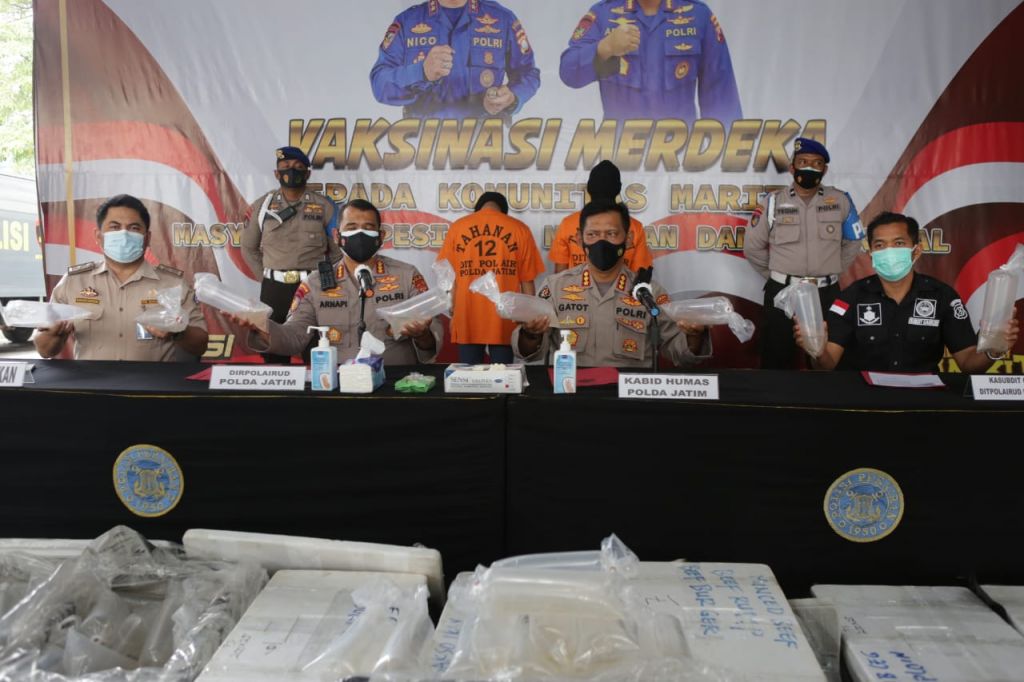 Pengiriman Puluhan Ribu Ekor Benur dari Banyuwangi ke Jakarta Digagalkan