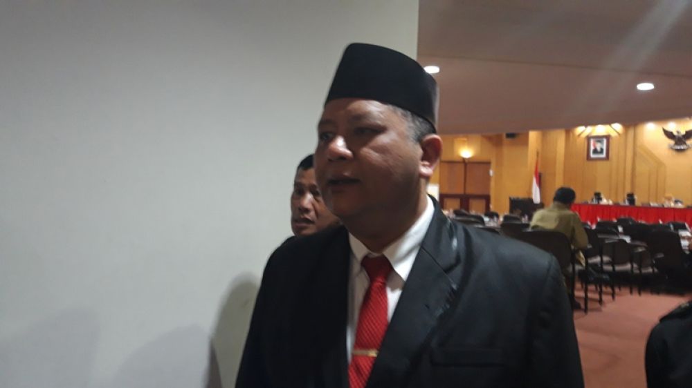 Whisnu Sakti Buana di Gedung DPRD Kota Surabaya beberapa waktu lalu