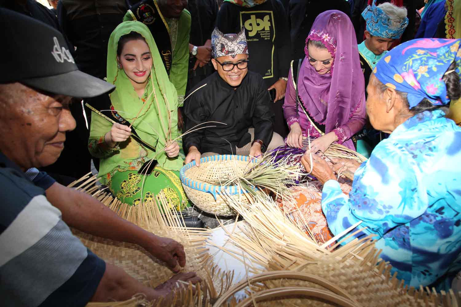 Bupati Anas saat di Gintangan