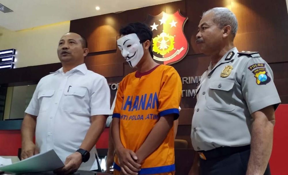 YouTuber asal Kebumen Jawa Tengah ditetapkan tersangka oleh Penyidik Polda Jatim