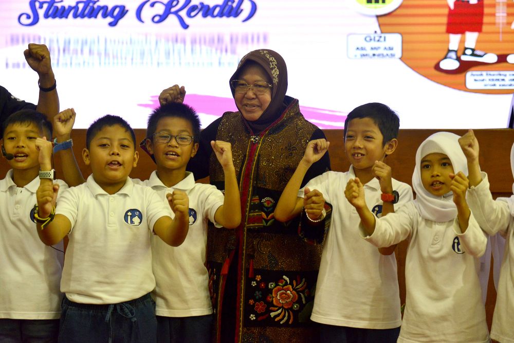 Wali Kota Risma Ajak Warga Surabaya Bergerak Bersama Cegah Stunting