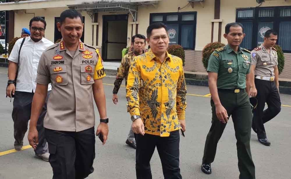 Anggota DPR RI Adies Kadir Sidak Kesiapan Pengamanan Pemilu 2019