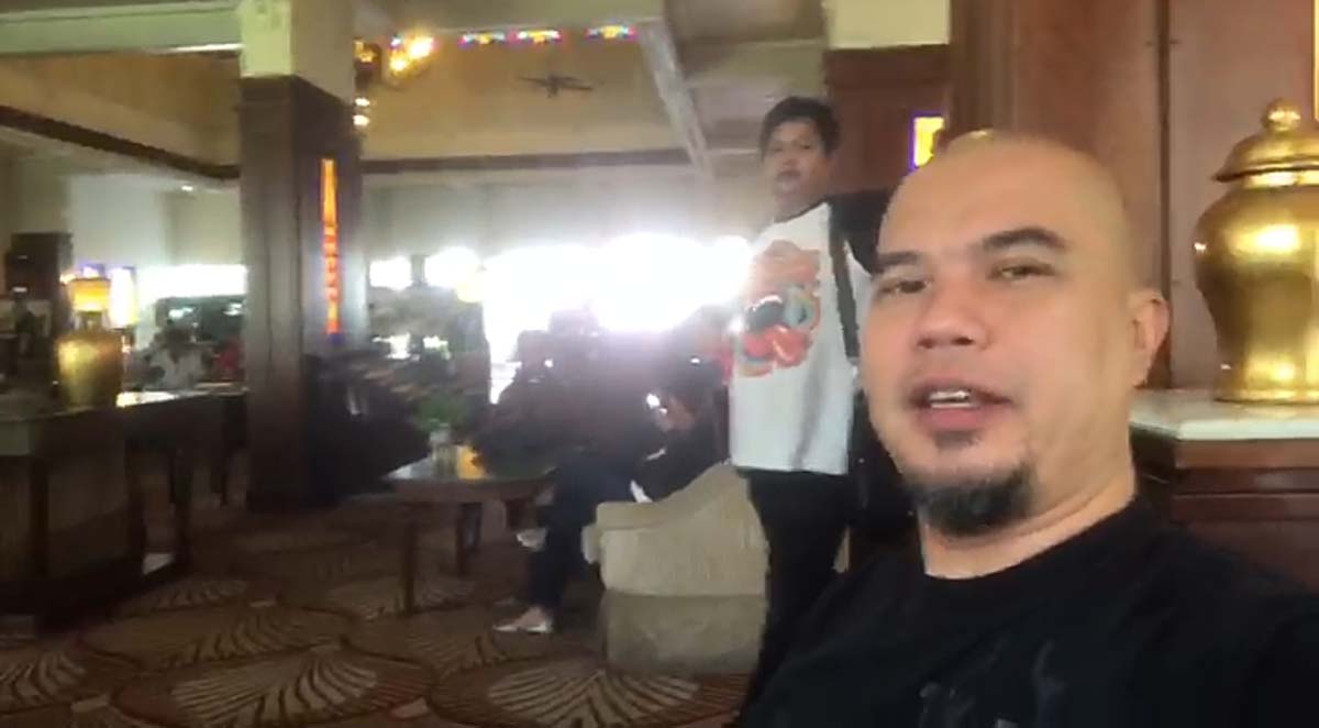 Screenshot vlog Ahmad Dhani 