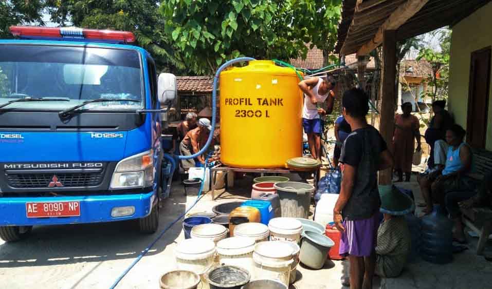 Suplai air bersih di Magetan